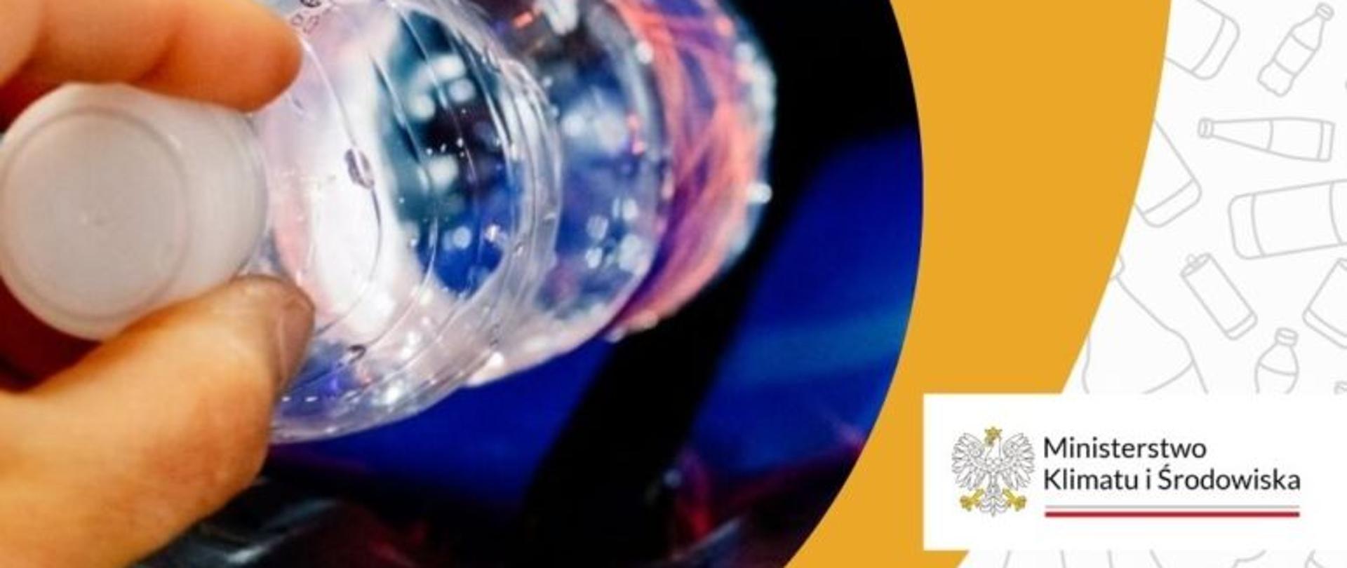 Zdjęcie przedstawia plastikową butelkę