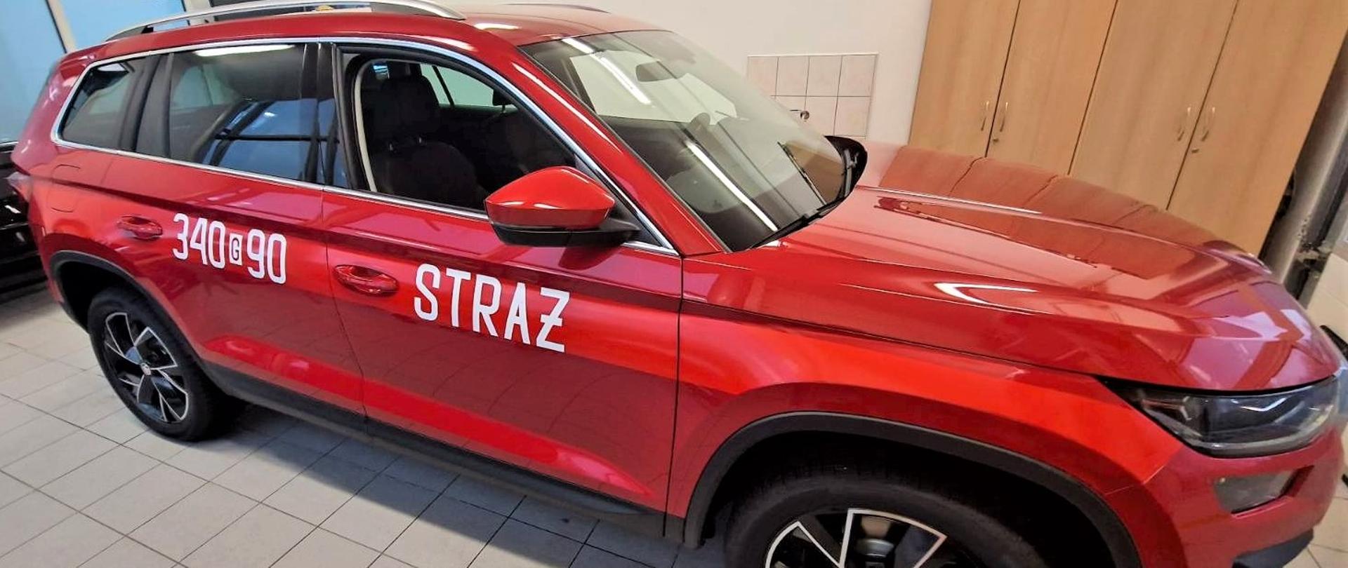 Zdjęcie przedstawia Nowy samochód operacyjny