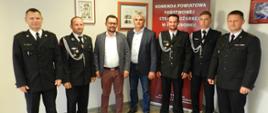 st. bryg. Bolesław Jaroch, Dominik Pikos – Wójt Gminy Turawa, Daniel Gagat – Wójt Gminy Lasowice Wielkie, st. kpt. Łukasz Olejnik, przedstawiciele Ochotniczej Straży Pożarnej w Bierdzanach i Ochotniczej Straży Pożarnej w Laskowicach.