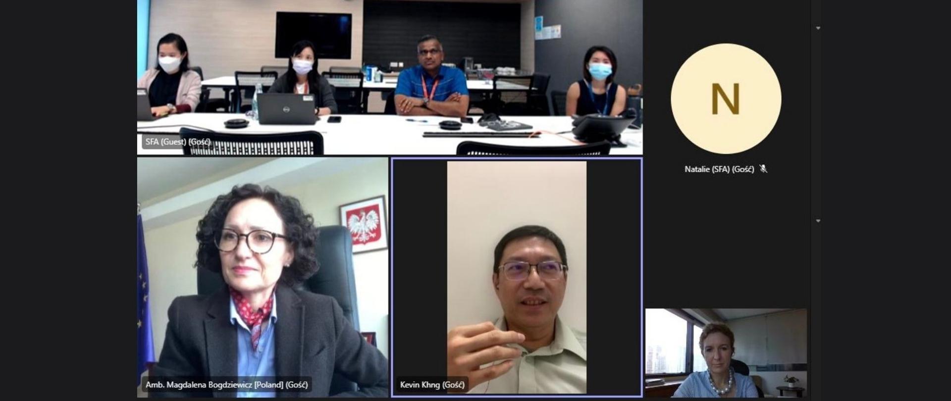 Wirtualne spotkanie z Singapore Food Agency 