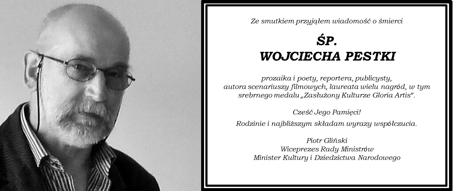 Żegnamy Wojciecha Pestkę – poetę, prozaika, scenarzystę filmu „Klecha”, fot. Wikipedia