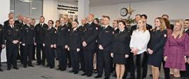 Spotkanie świąteczne pracowników cywilnych i funkcjonariuszy komendy wojewódzkiej PSP w Gdańsku oraz komendantów miejskich i powiatowych PSP z terenu województwa pomorskiego
