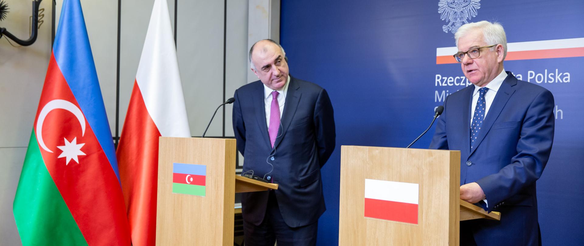 Press conference with Minister of Foreign Affairs of Azerbaijan