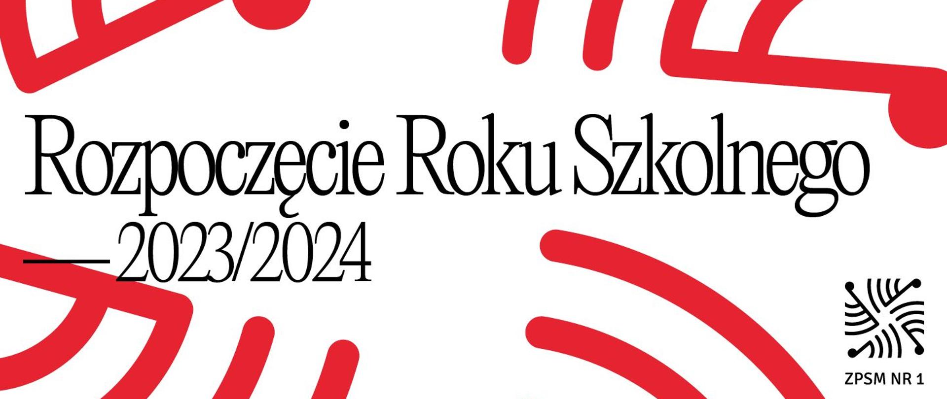 Infografika informująca o rozpoczęciu roku szkolnego 2023/24