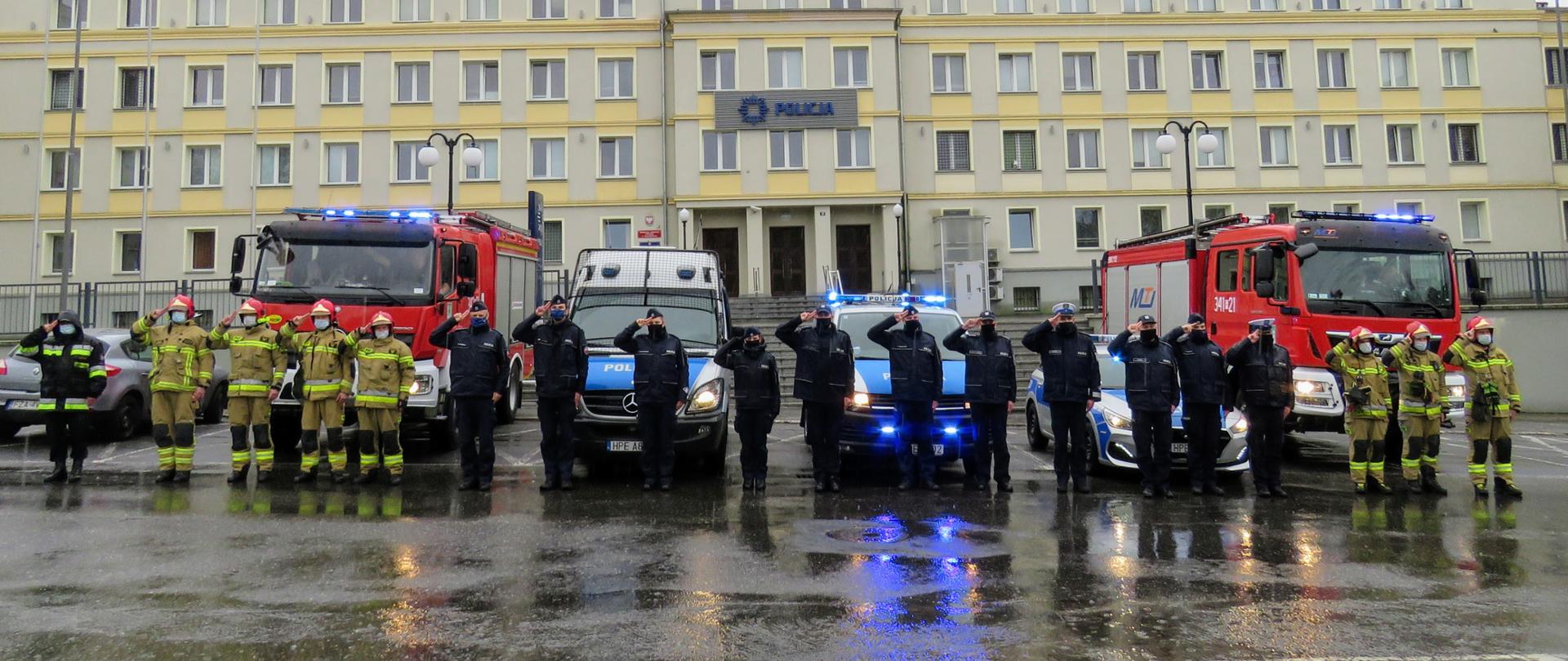 Oddanie hołdu poległemu funkcjonariuszowi Policji - Zielona Góra