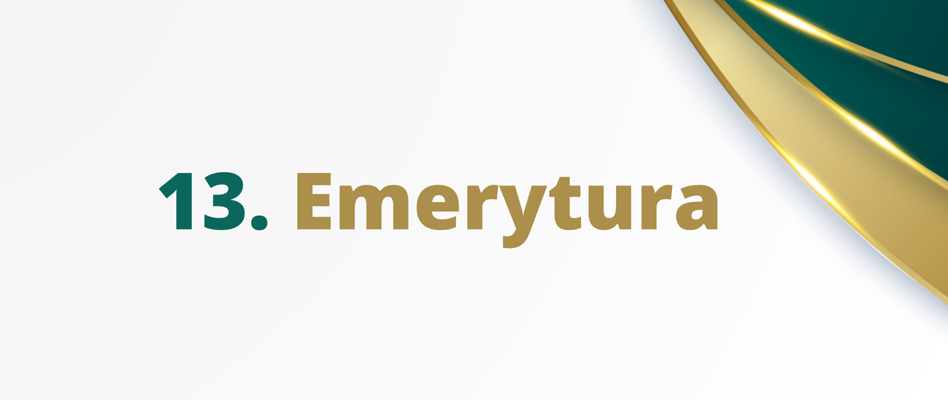 Ruszają wypłaty trzynastej emerytury