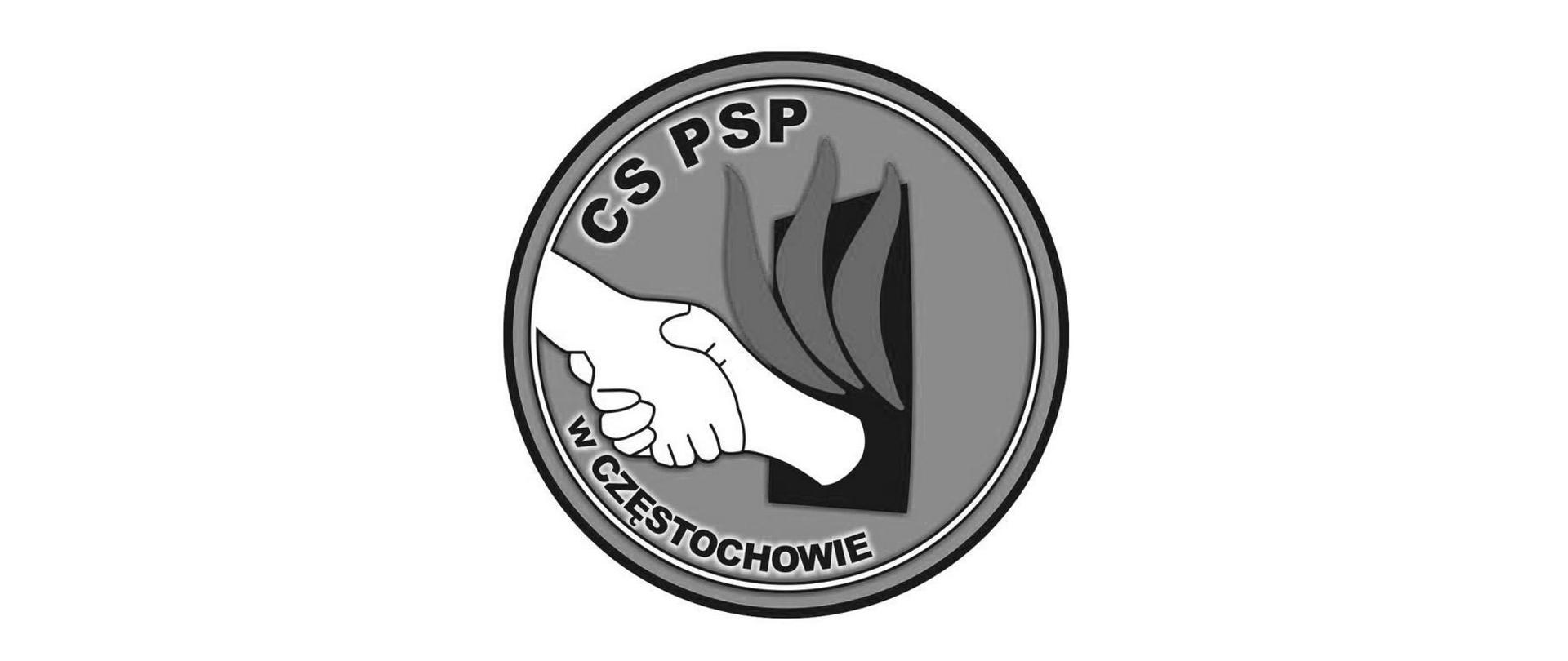 Czarno-biały baner Centralnej Szkoły PSP