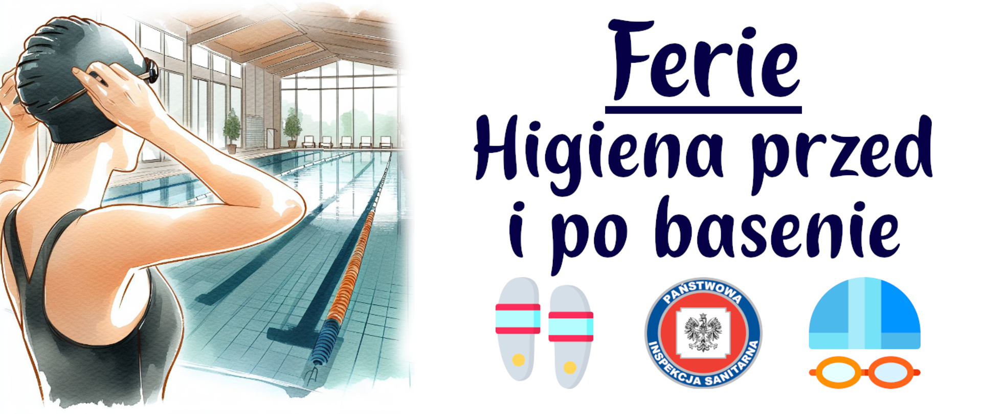 Ferie - higiena przed i po basenie