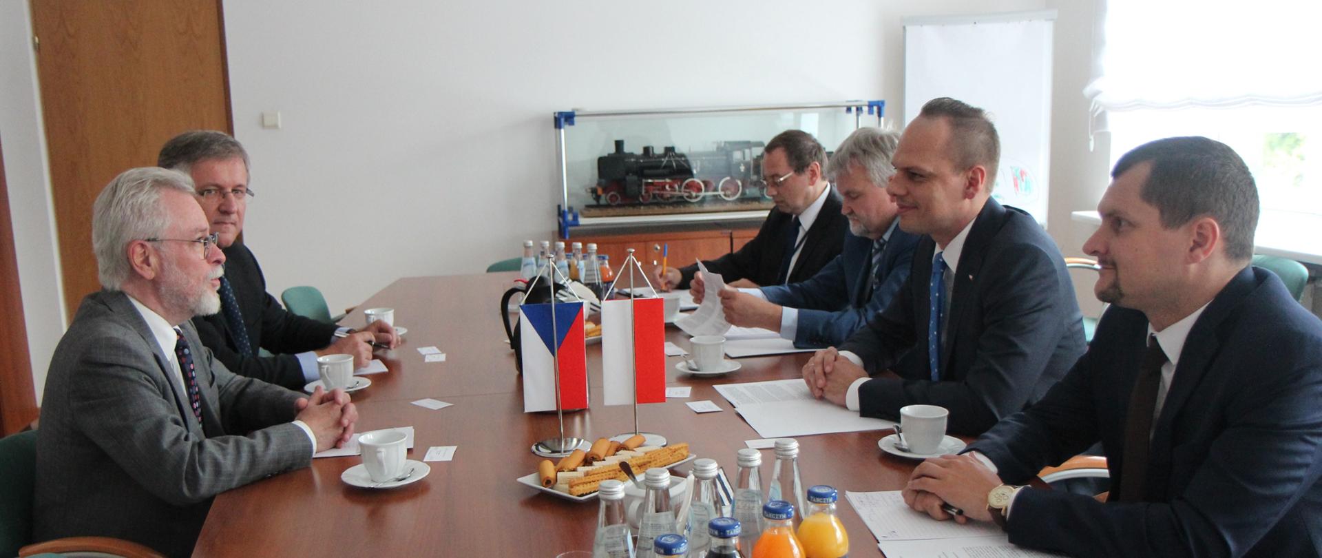 Spotkanie wiceministra Rafała Webera z ambasadorem Republiki Czeskiej Ivanem Jestřábem