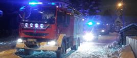 Zakopane - pożar w budynku mieszkalnym