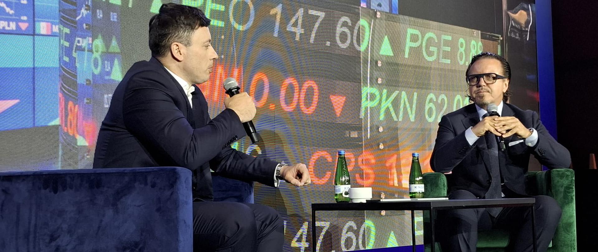 Minister Wojciech Balczun i red. Piotr Witwicki