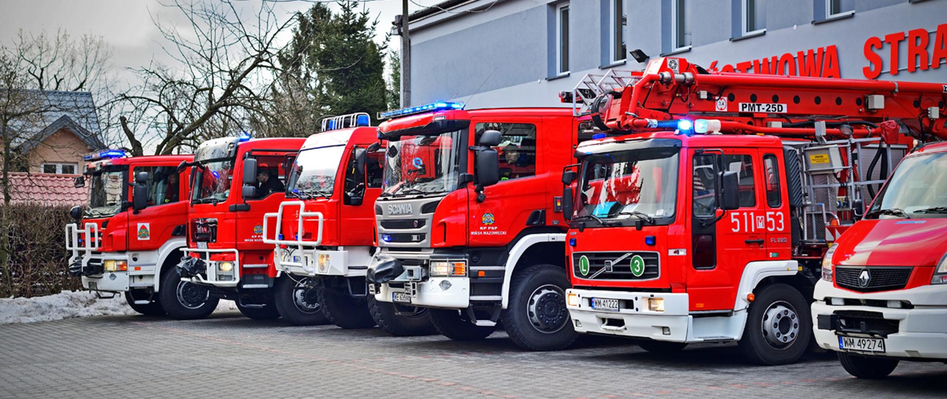 Pojazdy KP PSP w Mińsku Mazowieckim