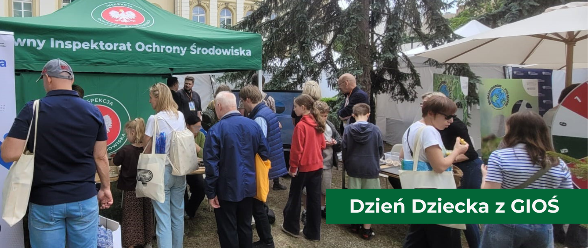 Stoisko GIOŚ podczas Dnia Dziecka w KPRM
