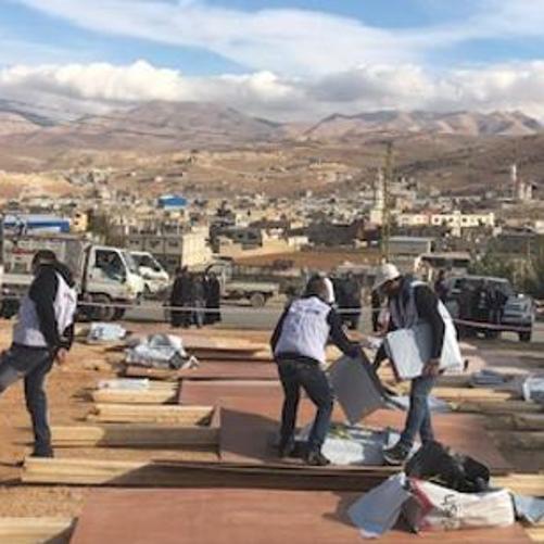 New winter shelters for 1,600 refugee families in Lebanon