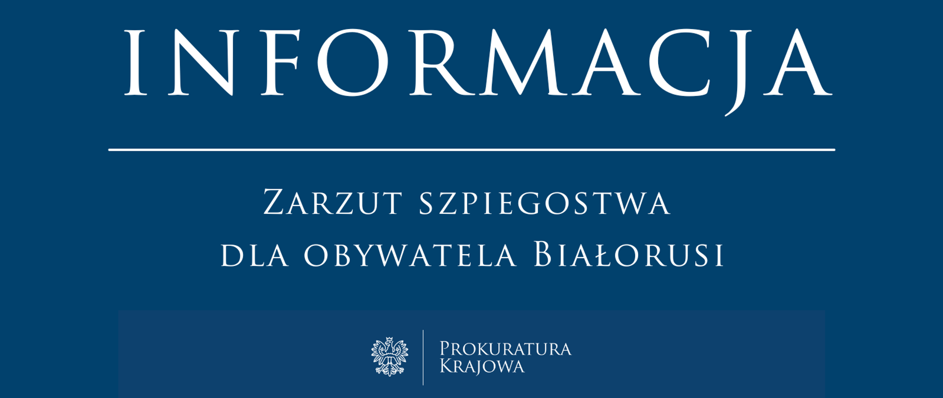 Zarzuty szpiegostwa dla obywatela 