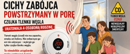 Cichy zabójca - czujka tlenku węgla.