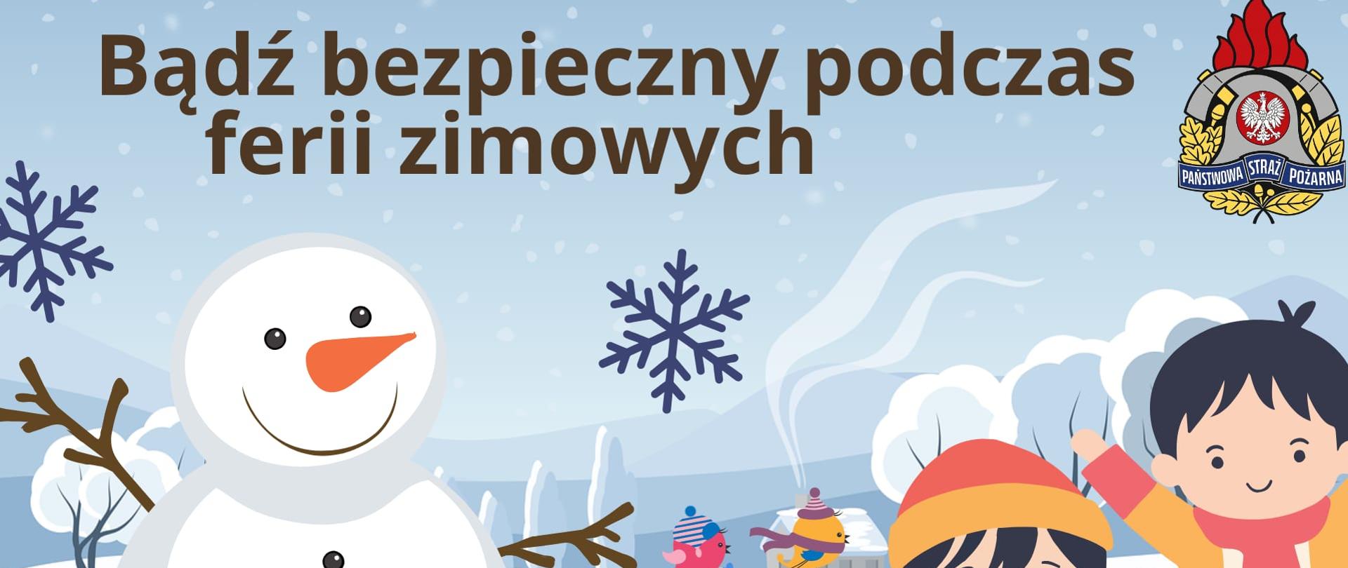 Bezpieczne ferie zimowe 2026