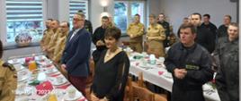 Spotkanie wigilijne w Komendzie Powiatowej PSP w Żyrardowie
