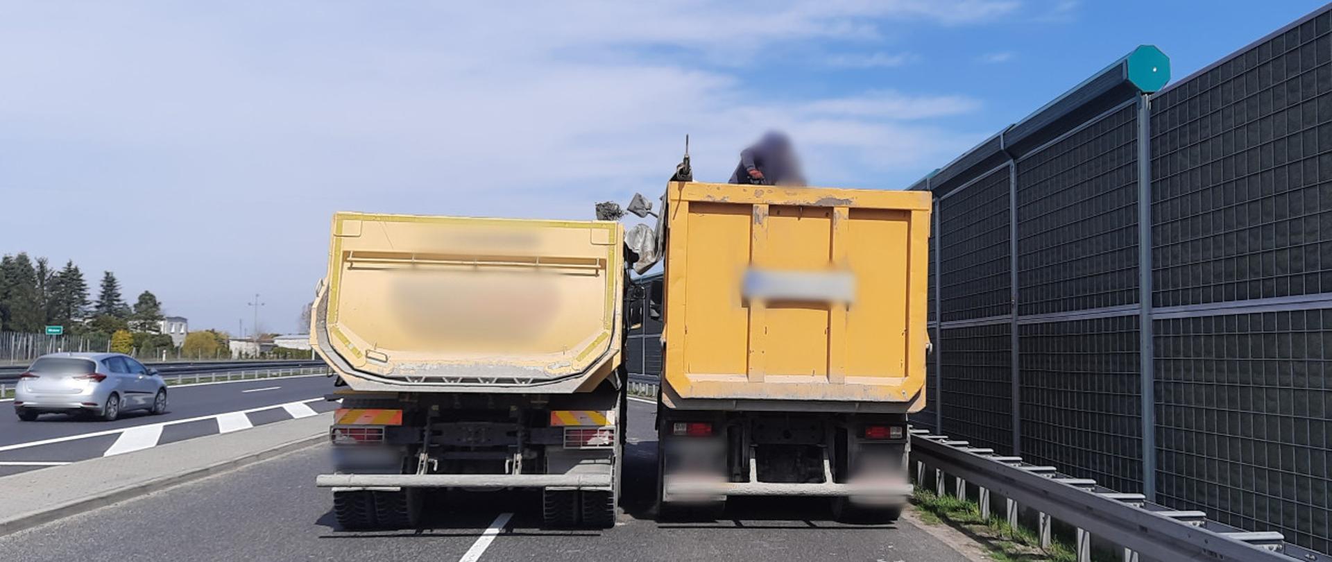 Za ciężki transport suchego betonu