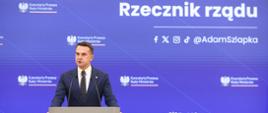 Konferencja prasowa Rzecznika rządu