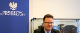 W wideokonferencji uczestniczył wiceminister infrastruktury Andrzej Bittel