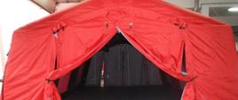 Zdjęcie przedstawia namiot GTX 38 koloru czerwonego