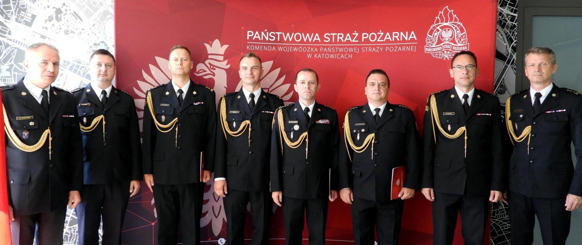 Wręczenie aktów powołania zastępców komendantów powiatowych i miejskich PSP