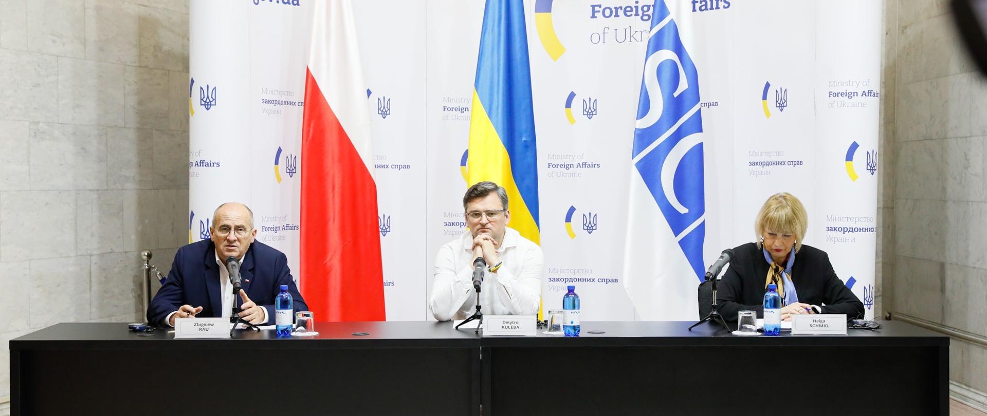 OSCE Chairman-in-Office Zbigniew Rau visits Ukraine