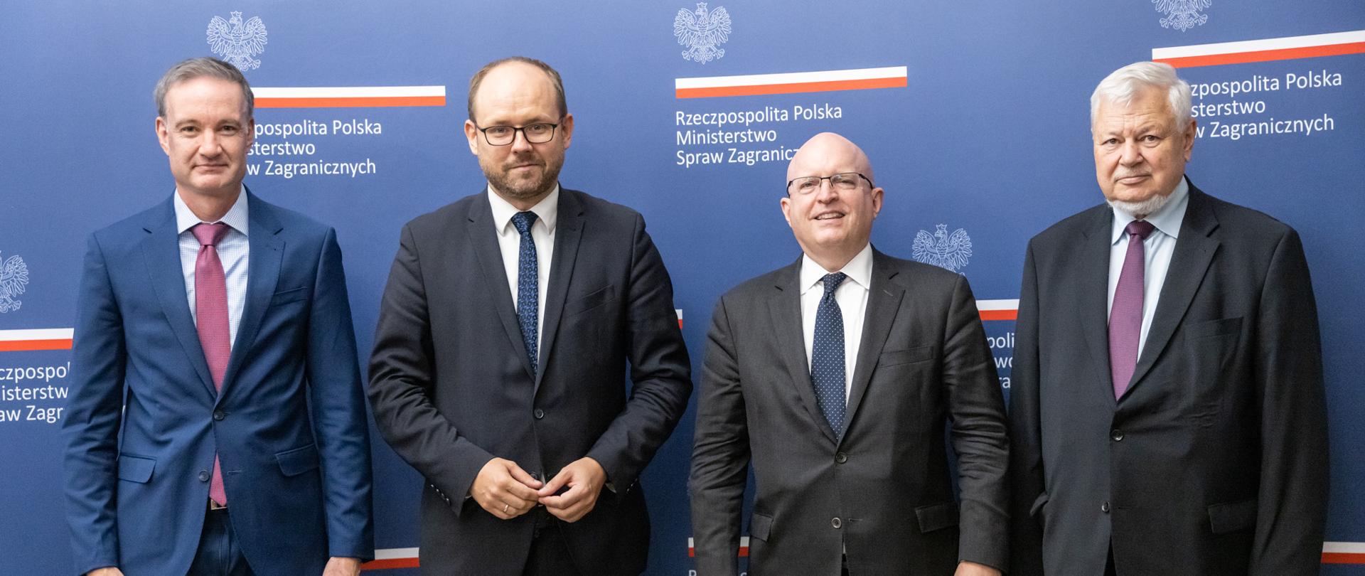 Spotkanie wiceministra Marcina Przydacza z doradcą USA ds. Kaukazu Południowego