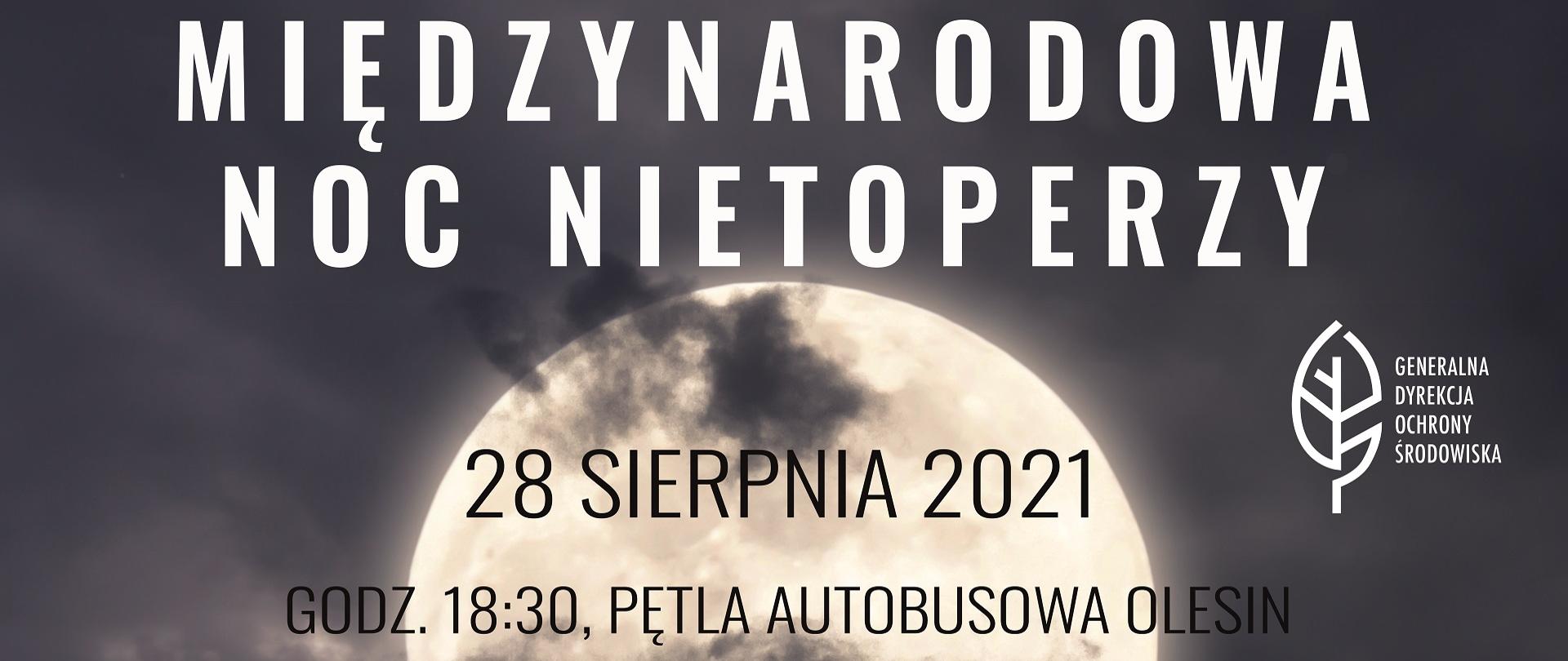 Plakat na Noc Nietoperzy 2021