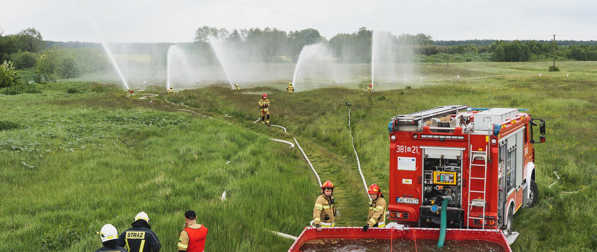 Ćwiczenia manewrowe Kompanii Gaśniczej "Siedlce", fot. M. Radzikowski