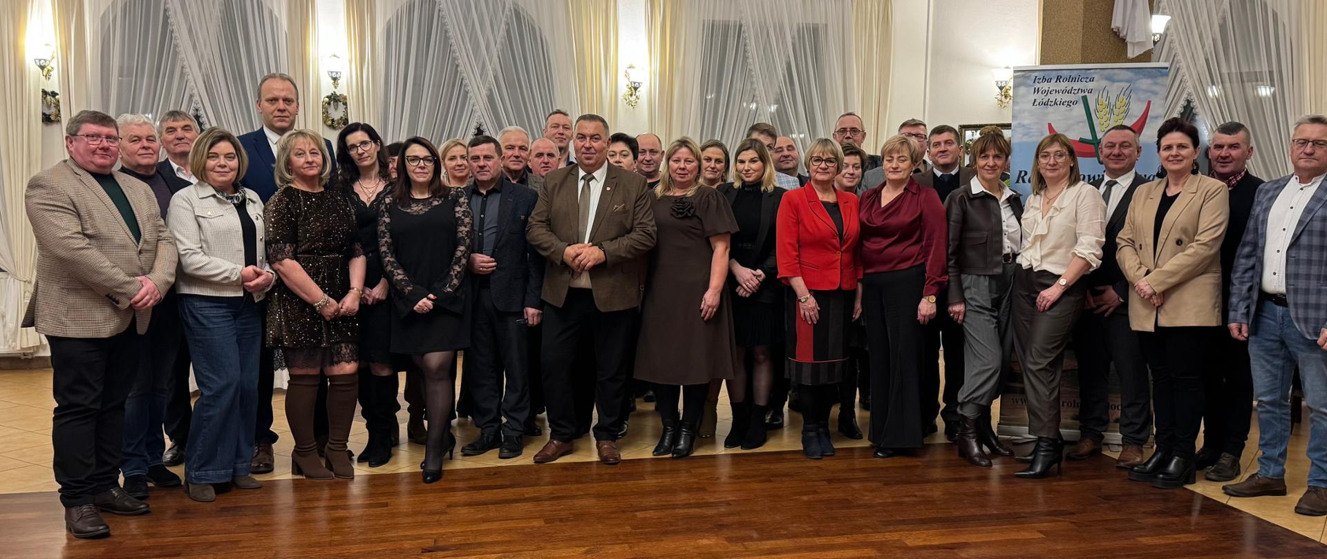 Uczestnicy Noworocznego spotkania Izby Rolniczej w Piotrkowie