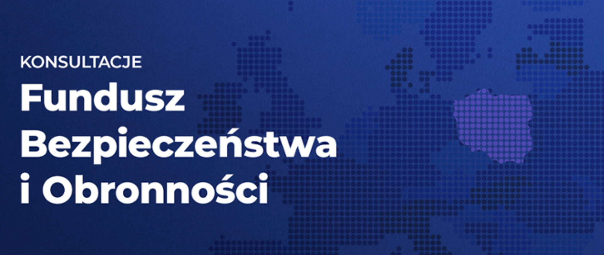 Banner with the slogan Security and Defense