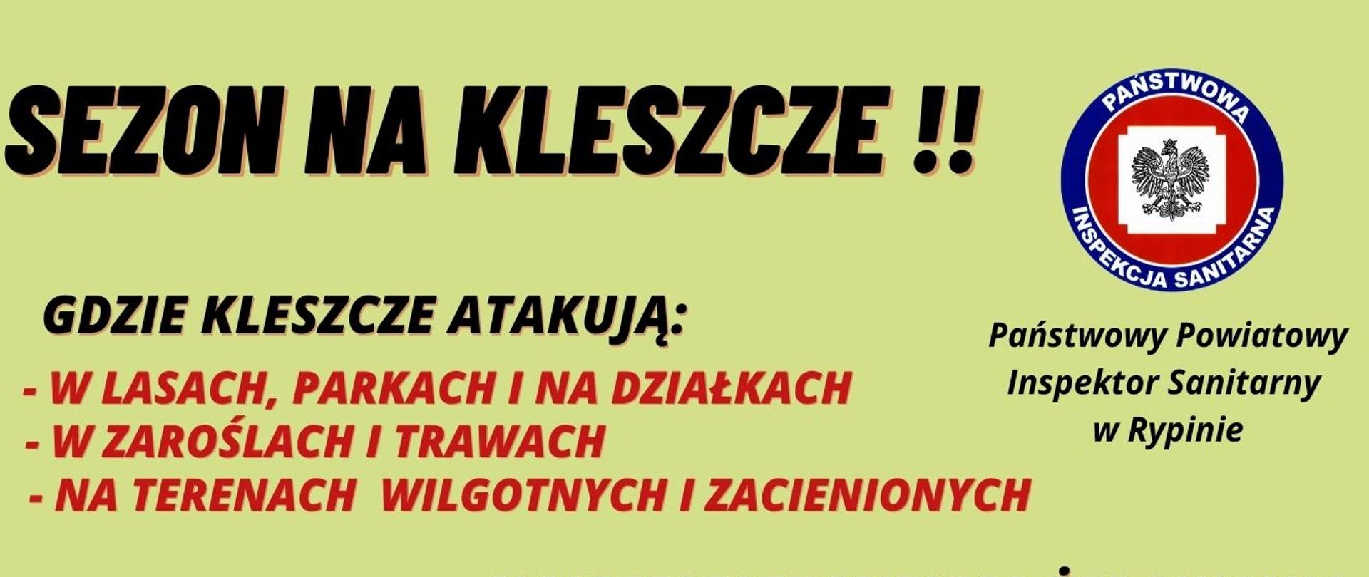 Sezon na kleszcze