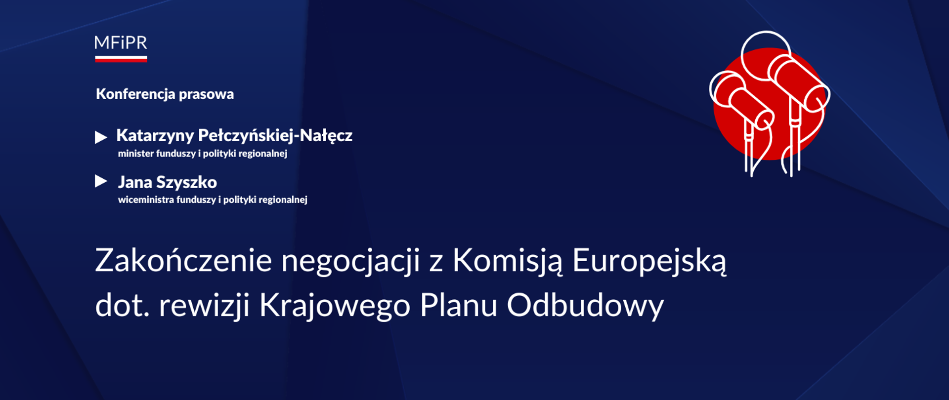 Zaproszenie na konferencję prasową min. K. Pełczyńskiej-Nałęcz i wicemin. J. Szyszko