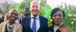 Ambasador RP Andrzej Kanthak z byłą Rzeczniczką Praw Obywatelskich w RPA, Thuli Mandosela