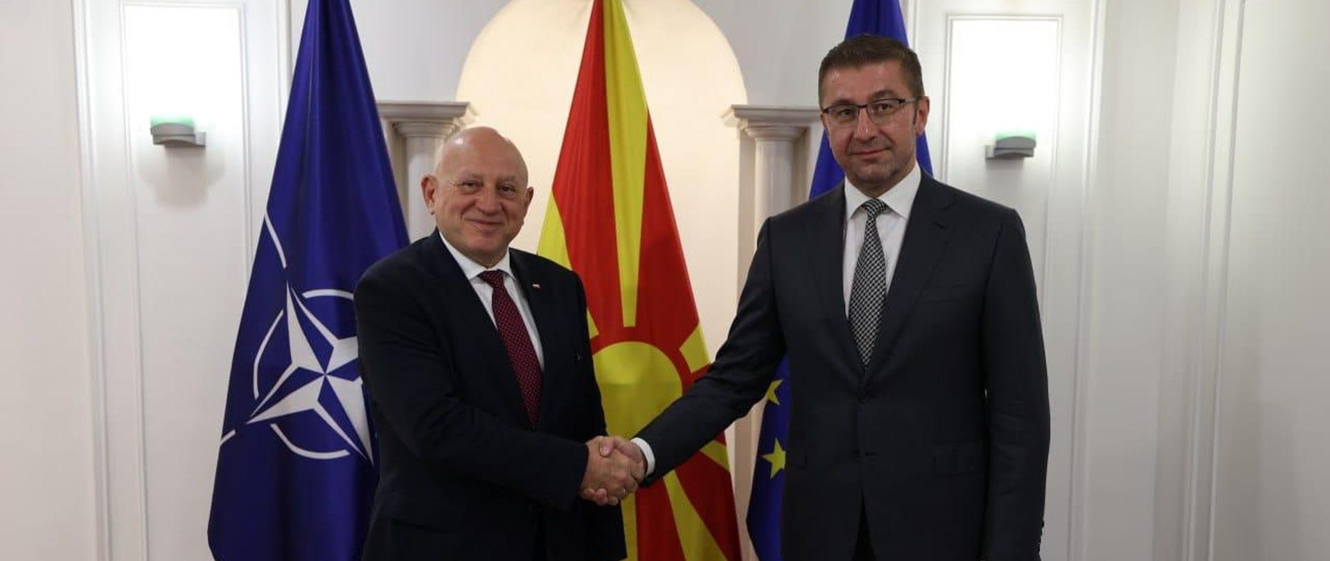 Spotkanie z premierem Macedonii Północnej