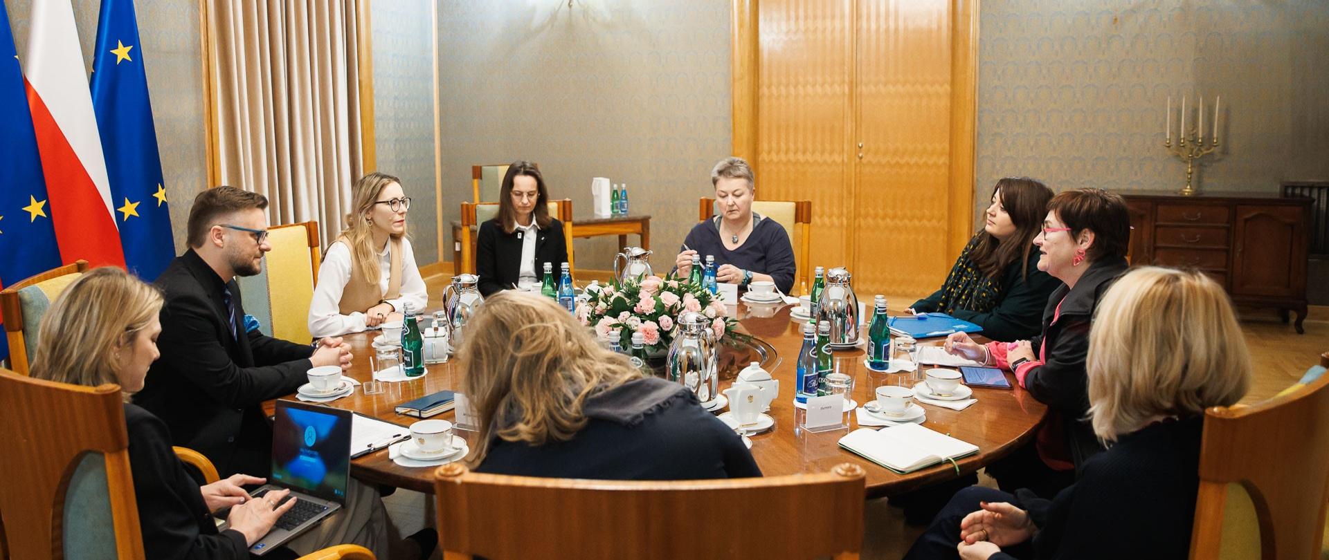 Spotkanie z delegacją Komisji Równości i Niedyskryminacji Zgromadzenia Parlamentarnego Rady Europy.