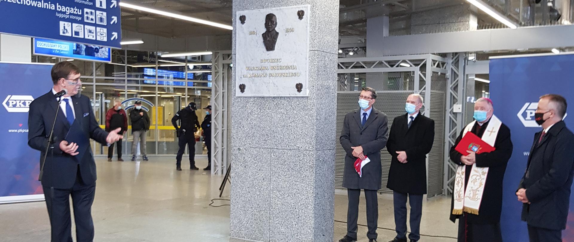 Roman Dmowski patronem dworca Warszawa Wschodnia
