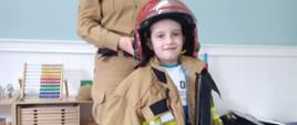 Wizyta strażaków w Akademii Wiedzy i Zabawy w Obornikach