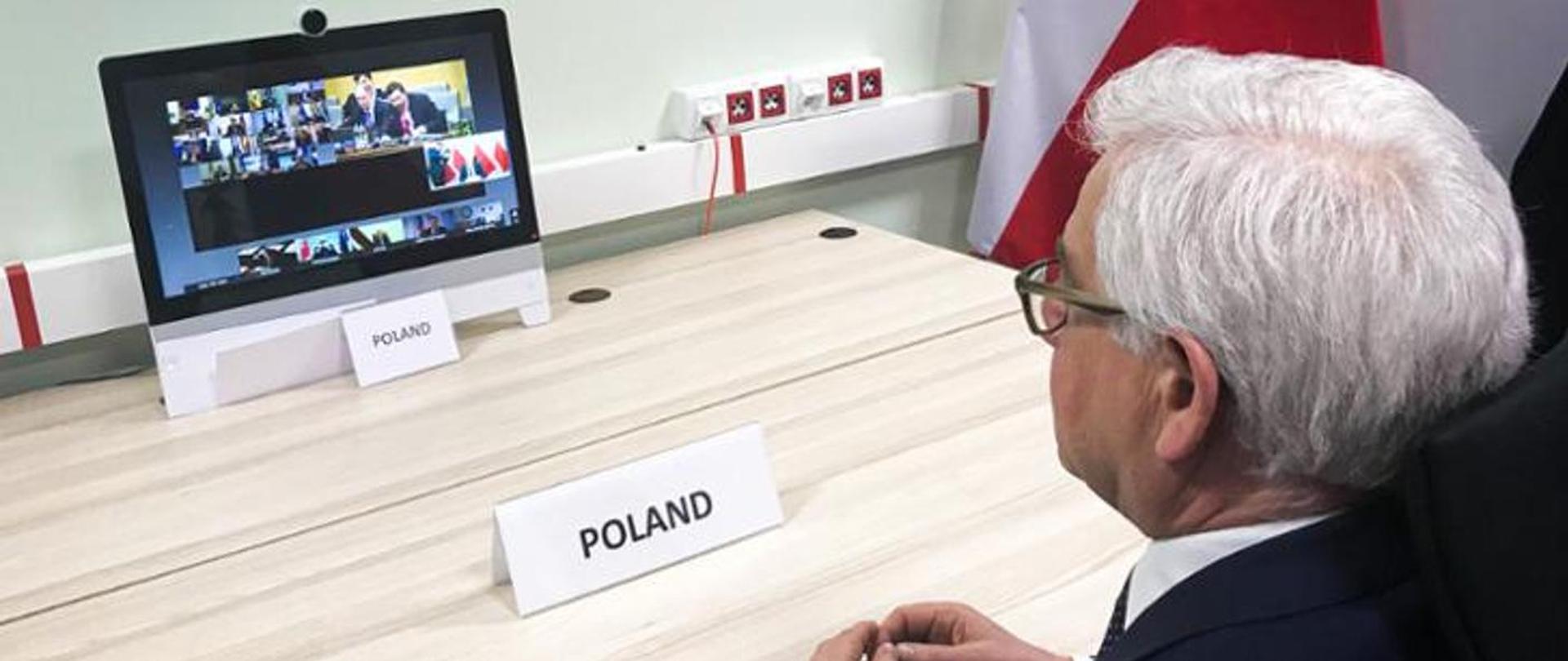 Minister Czaputowicz bierze udział w spotkaniu NATO