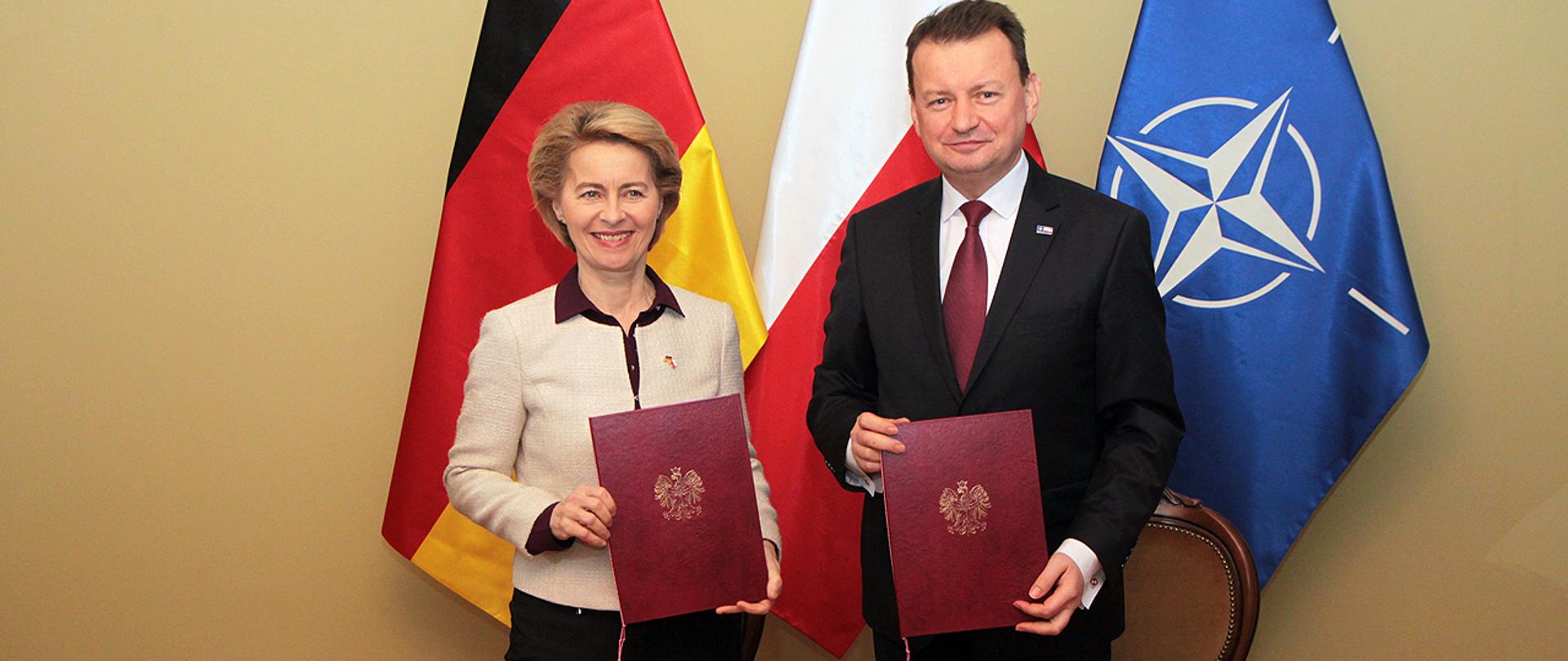 Spotkanie ministra Błaszczaka z minister Ursulą von der Leyen