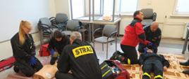 Egzamin recertyfikujący z zakresu kwalifikowanej pierwszej pomocy Ochotniczych Straży Pożarnych z terenu miasta Rybnika i powiatu rybnickiego