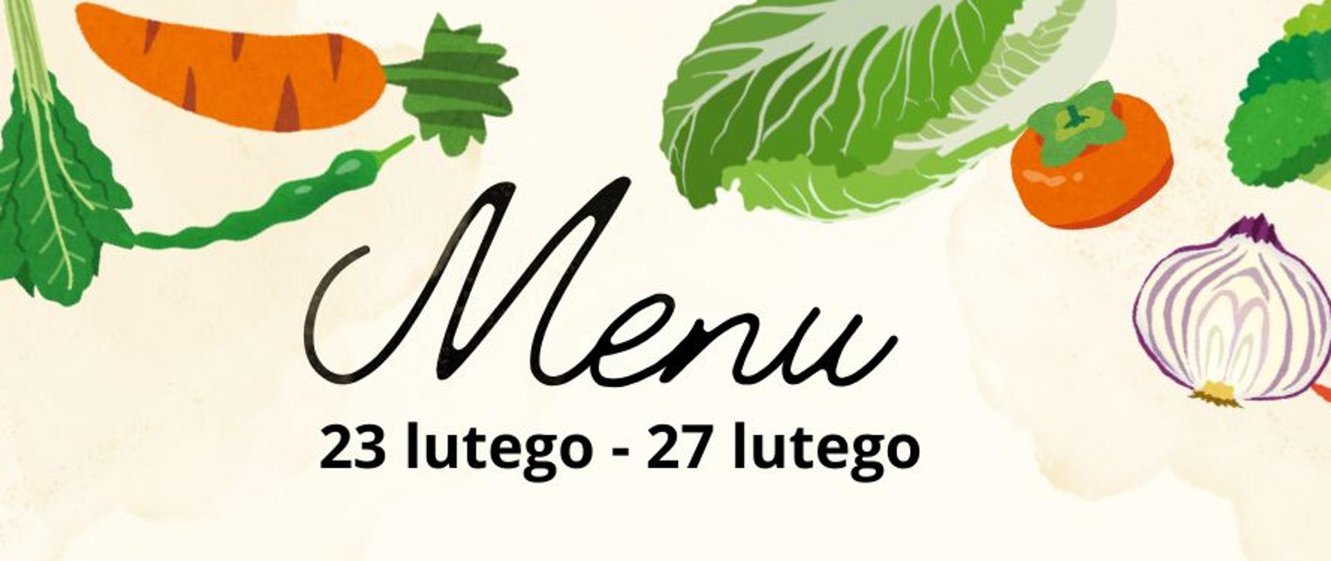 Menu na 09 tydzień 2026