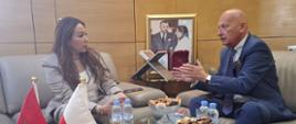 M. Tomasz Orłowski, Chargé d’Affaires a.i de la Pologne au Maroc et Mme Nabila Rmili, Maire de Casablanca