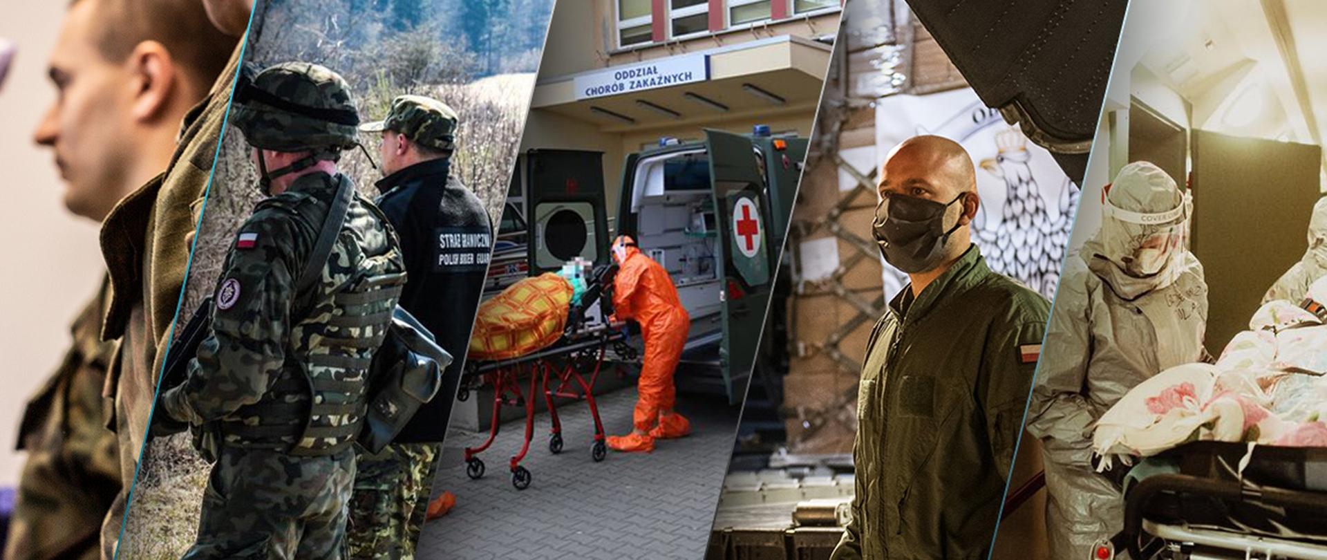 Polish soldiers helping fight COVID19