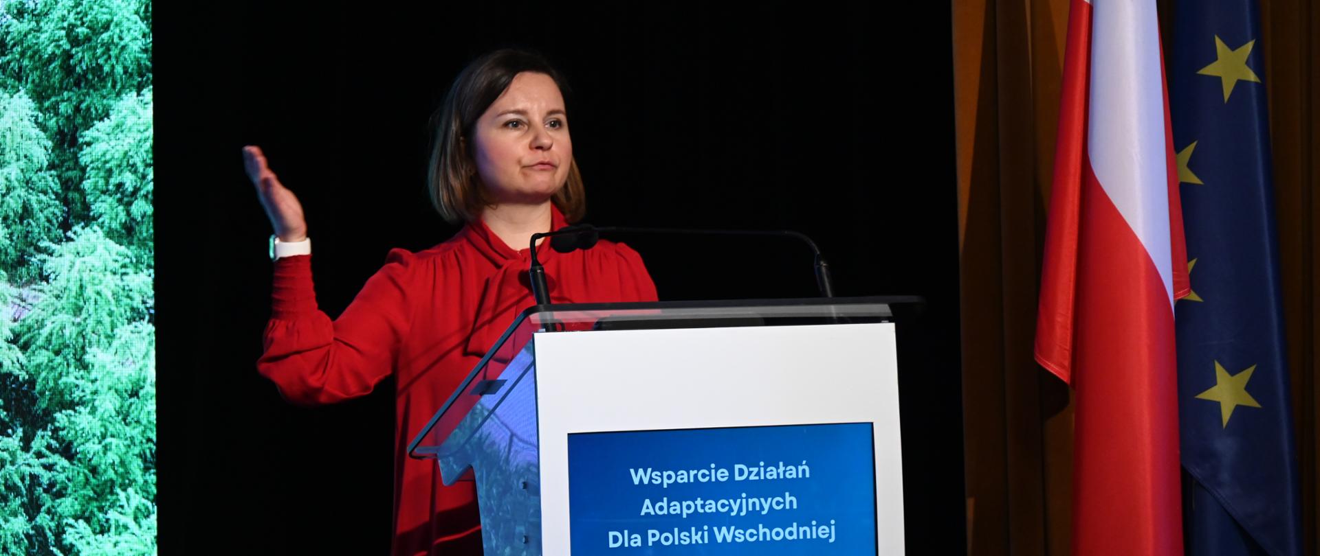 Wiceministra Urszula Zielińska inauguruje projekt "Wsparcie działań adaptacyjnych dla Polski Wschodniej"