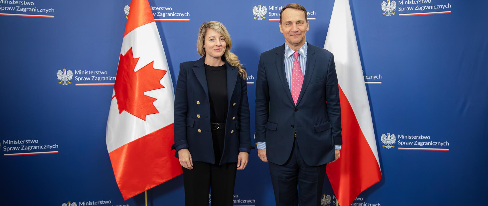 Minister Radosław Sikorski met with Canadian Minister of Foreign Affairs Mélanie Joly