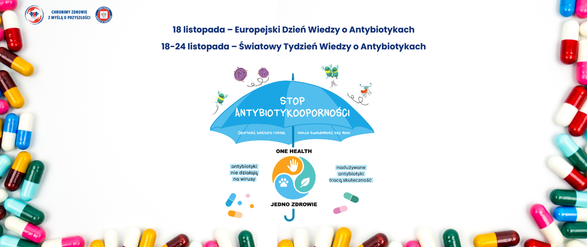 18-24 listopada – Światowy Tydzień Wiedzy o Antybiotykach