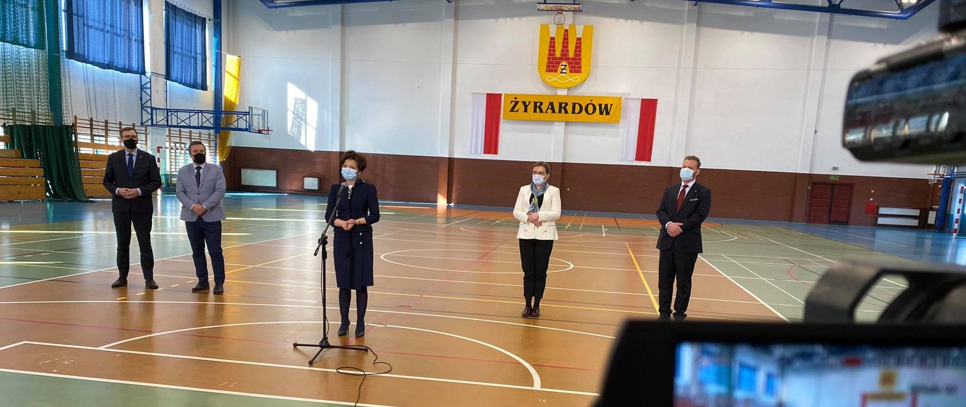 Briefing prasowy w Żyrardowie 